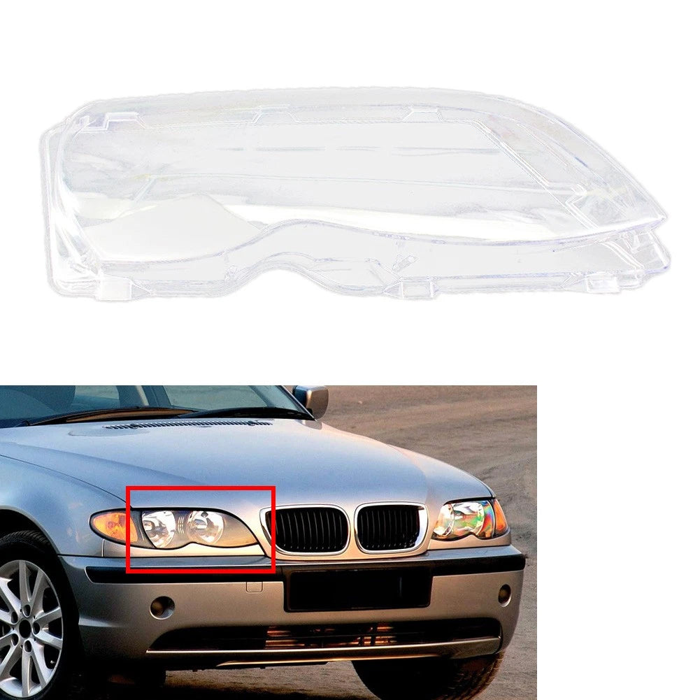 Headlight Lens Cover for BMW 3 Series E46 (2002–2005)