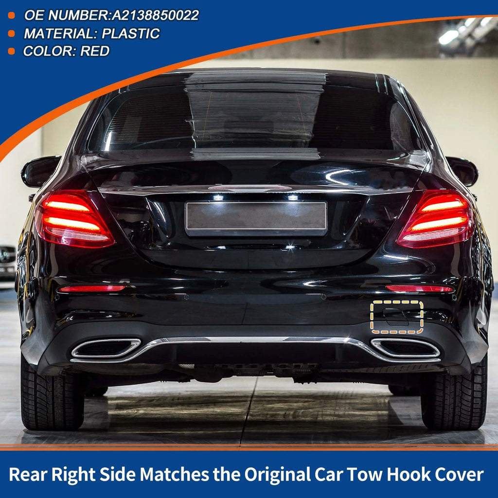 Rear Tow Hook Cover Replacement for Mercedes-Benz E-Class W213 S213 (2016–2020)