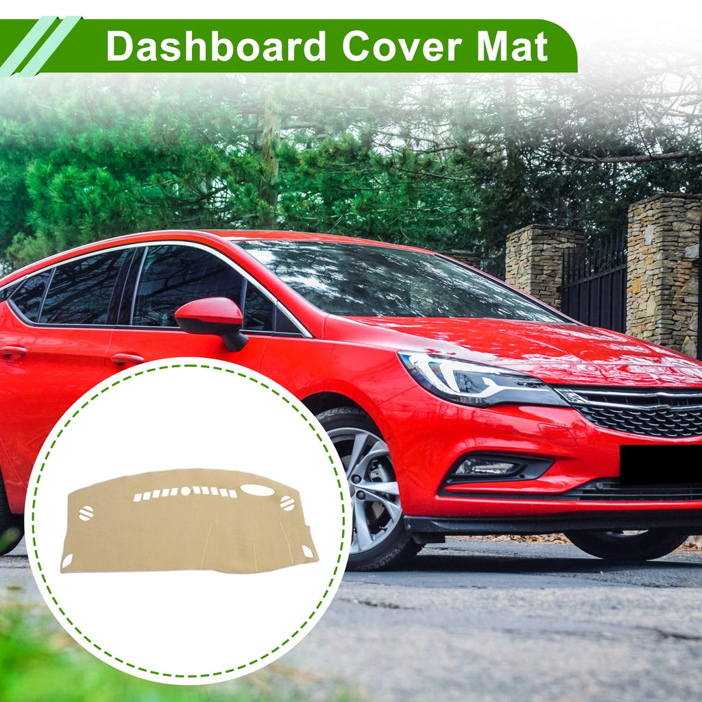 Dash Cover for Opel Astra K (2016–2019) Polyester Beige 1Pc