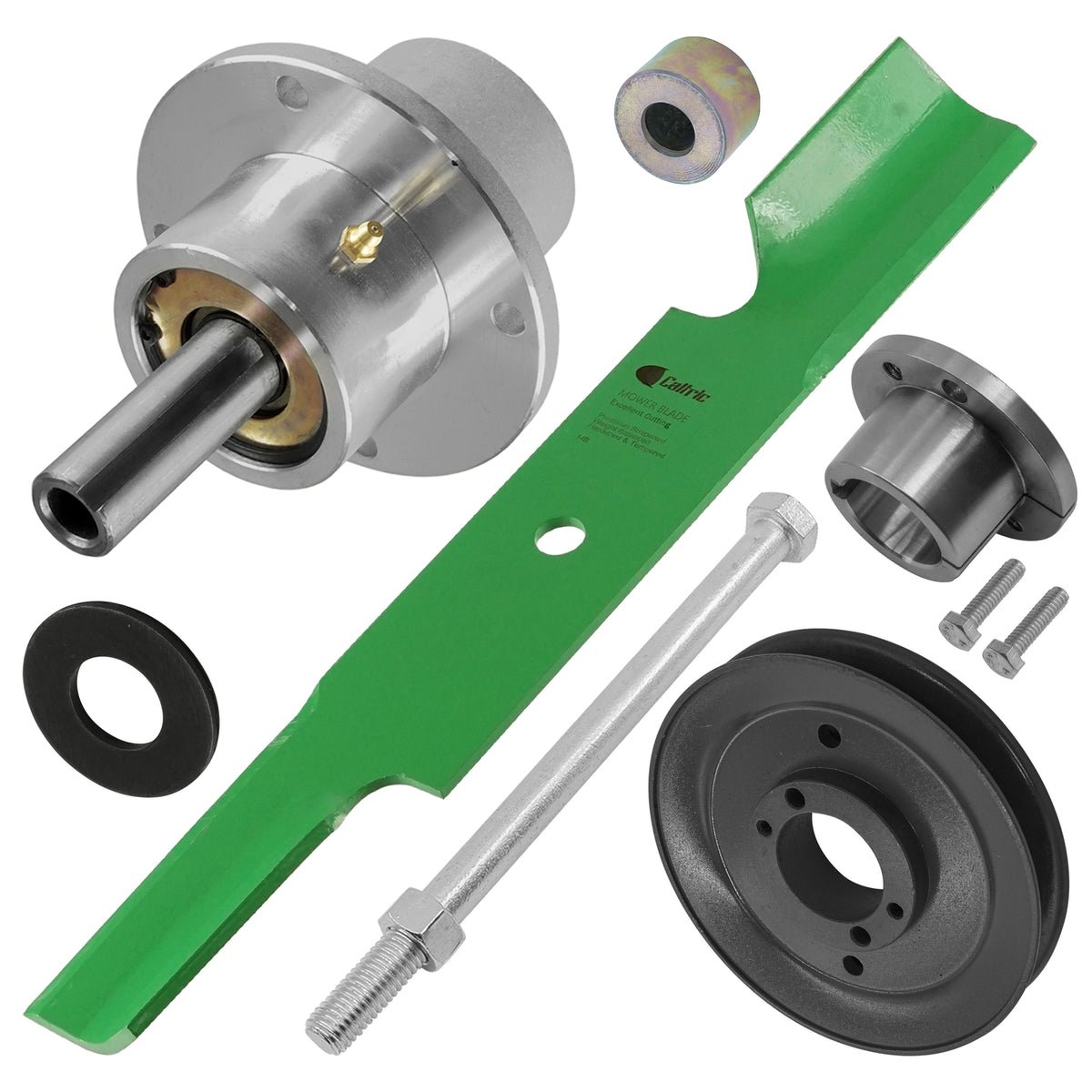 Deck Spindle Blade and Pulley Replacement for Scag SSZ 16BV 18BV 18KH (2000–2000)