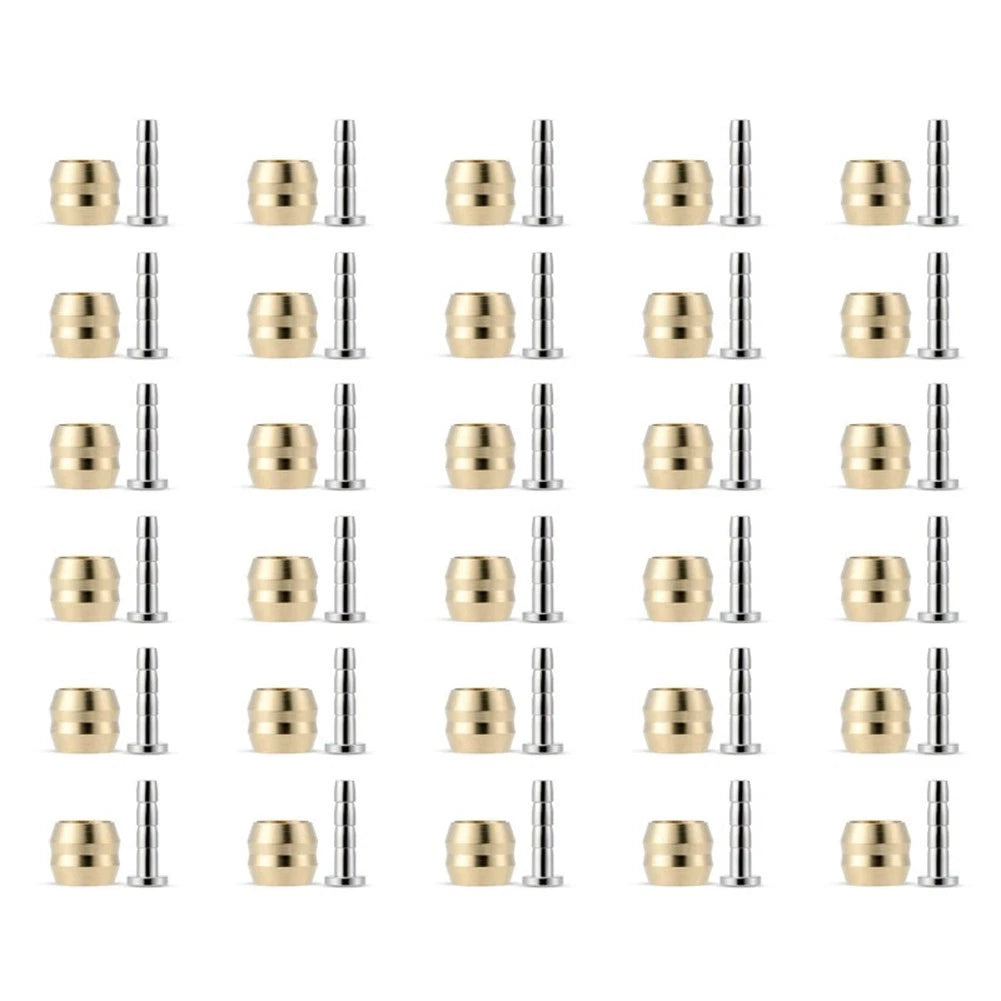 Bicycle Brake Olive and Brass Insert Kit 30pcs for BH90 M675 M9000 Systems