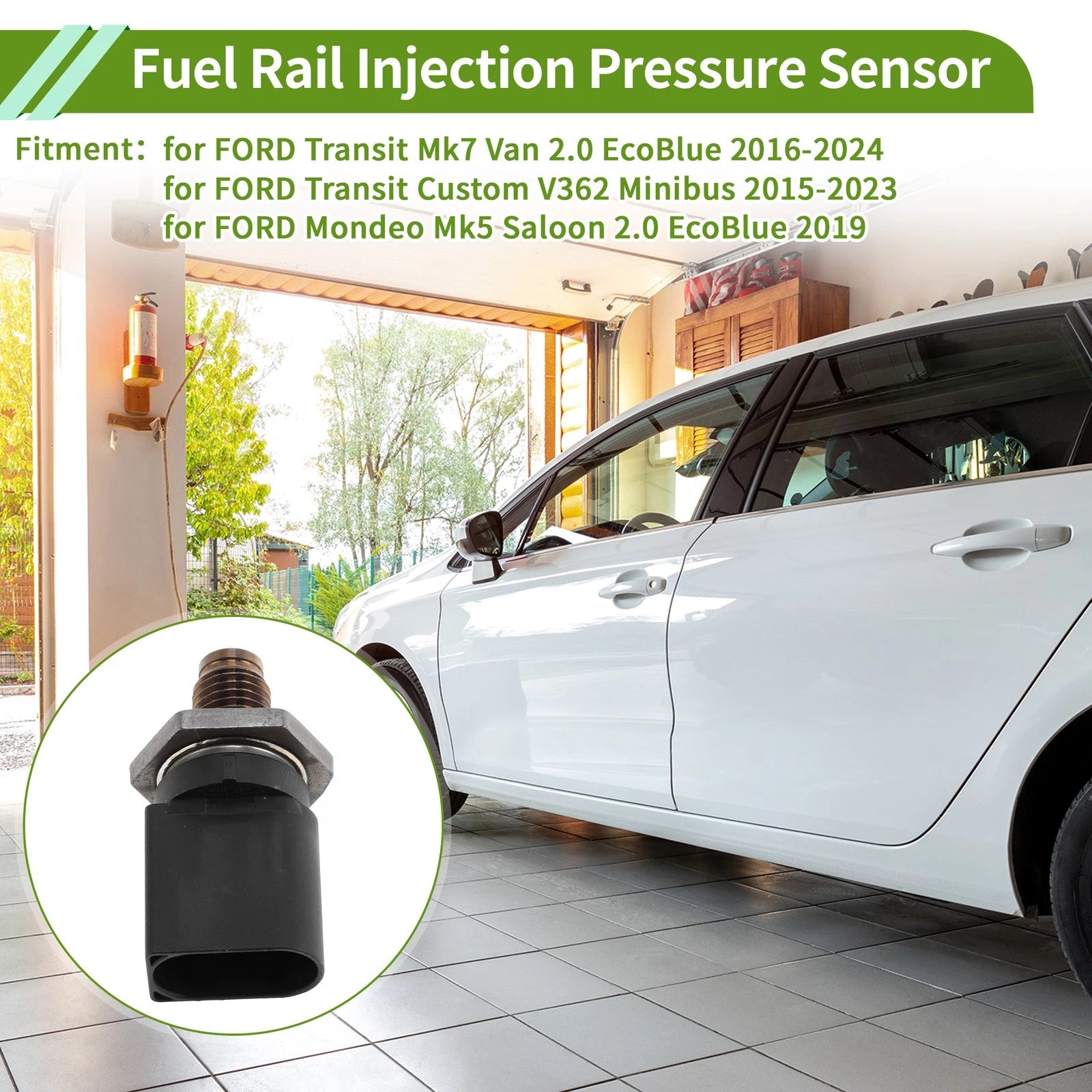 Fuel Injection Pressure Sensor for Ford Transit Mk7 Van (2016–2024)