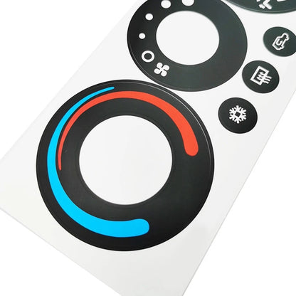 AC climate control repair button decal sticker for Pontiac Torrent (2005–2006)