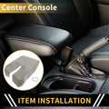 Center Console Lid Armrest Cover for Toyota Tundra Microfiber Leather Grey (2007–2021)