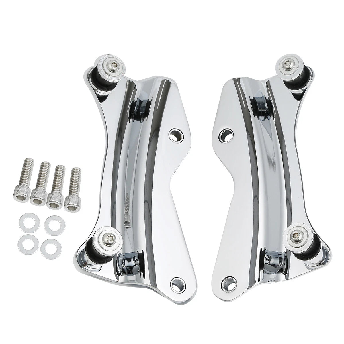 4 Point Docking Hardware Kit & Covers for Harley Electra Glide (2014–Up)