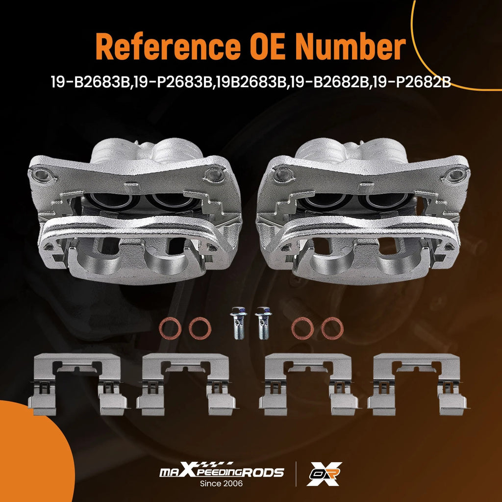 Front Disc Brake Caliper Set for Subaru XV Crosstrek (2013–2015)