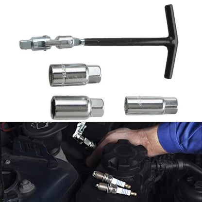 Responsive T Handle Spark Socket Wrench Set 16mm 18mm 21mm for Vehicle Care