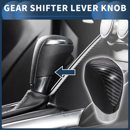 Automatic Gear Shifter Knob for Toyota Alphard 200 Series (2015–2020) Chrome Black