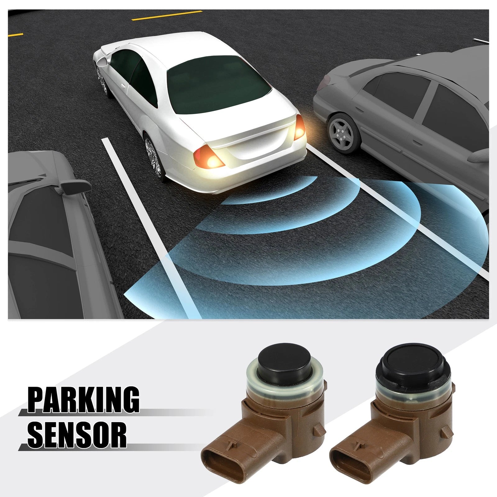 Reverse Parking Assist Sensor Set of 2 for Mercedes-Benz E200 (W212) (2009–2016)