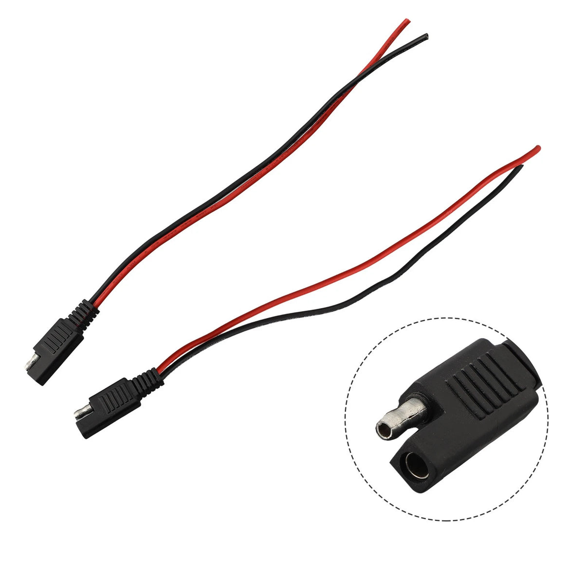Flexible SAE Extension Cable 18AWG 0.5Ft for Automotive Equipment