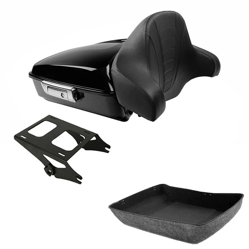 Chopped Trunk Backrest Mount Rack for Harley Touring FLTRX (2014–2026)