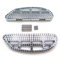 Chrome Dominator Passenger Floorboard Knob for Harley Softail (2000–2019)