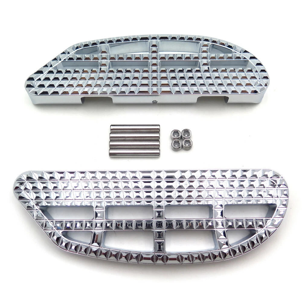 Chrome Dominator Passenger Floorboard Knob for Harley Softail (2000–2019)