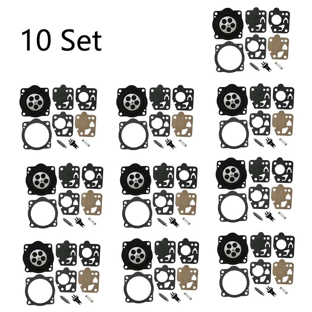 Set of 10 Carburetor Diaphragm Repair Kits for Shindaiwa TK4 B45