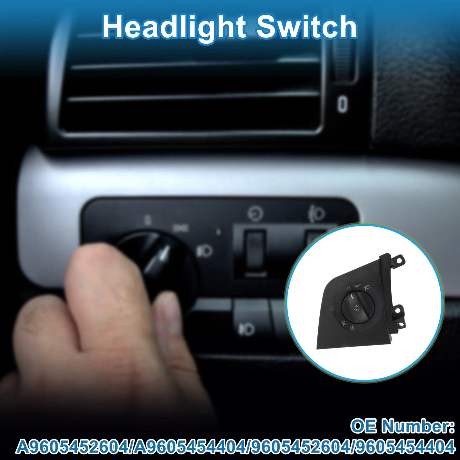 Headlight Switch Replacement for Mercedes-Benz Actros MP4 2545 (2014–2018)