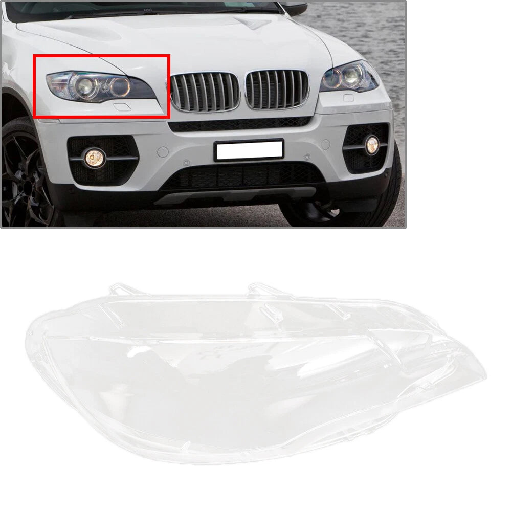 Headlight Lens Cover for BMW X6 E71 (2008–2014)