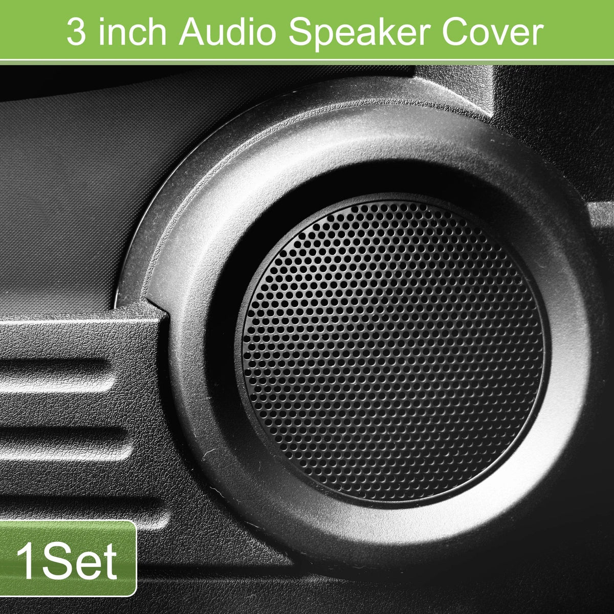 Set of 1 Car Speaker Grill Cover for Subwoofer (Universal)