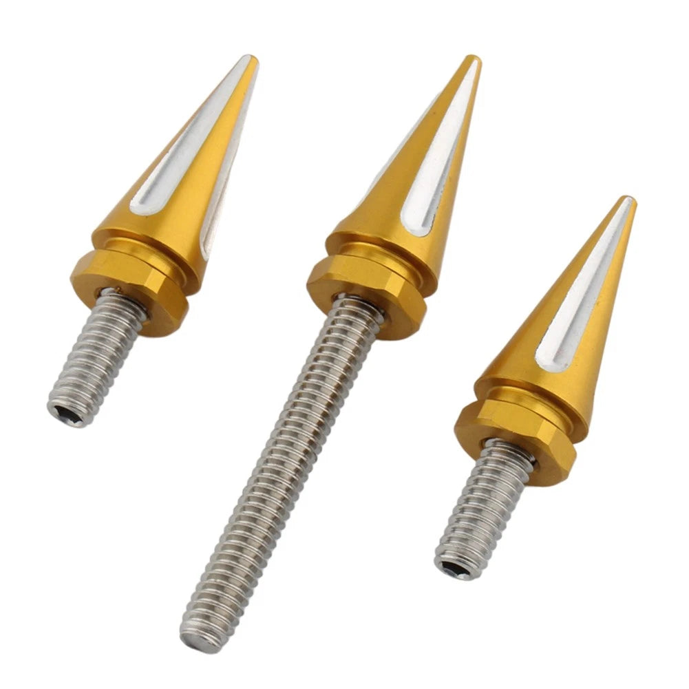3x Windshield Trim Screw for Harley Electra Glide (2014–2023) Gold