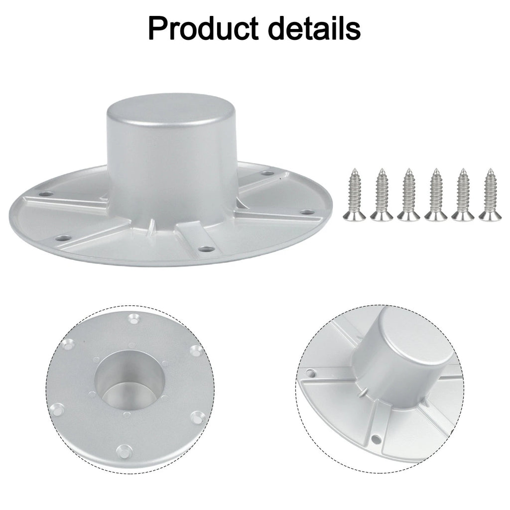 Table Leg Base for RV Boat Trailer (Flush Mount)