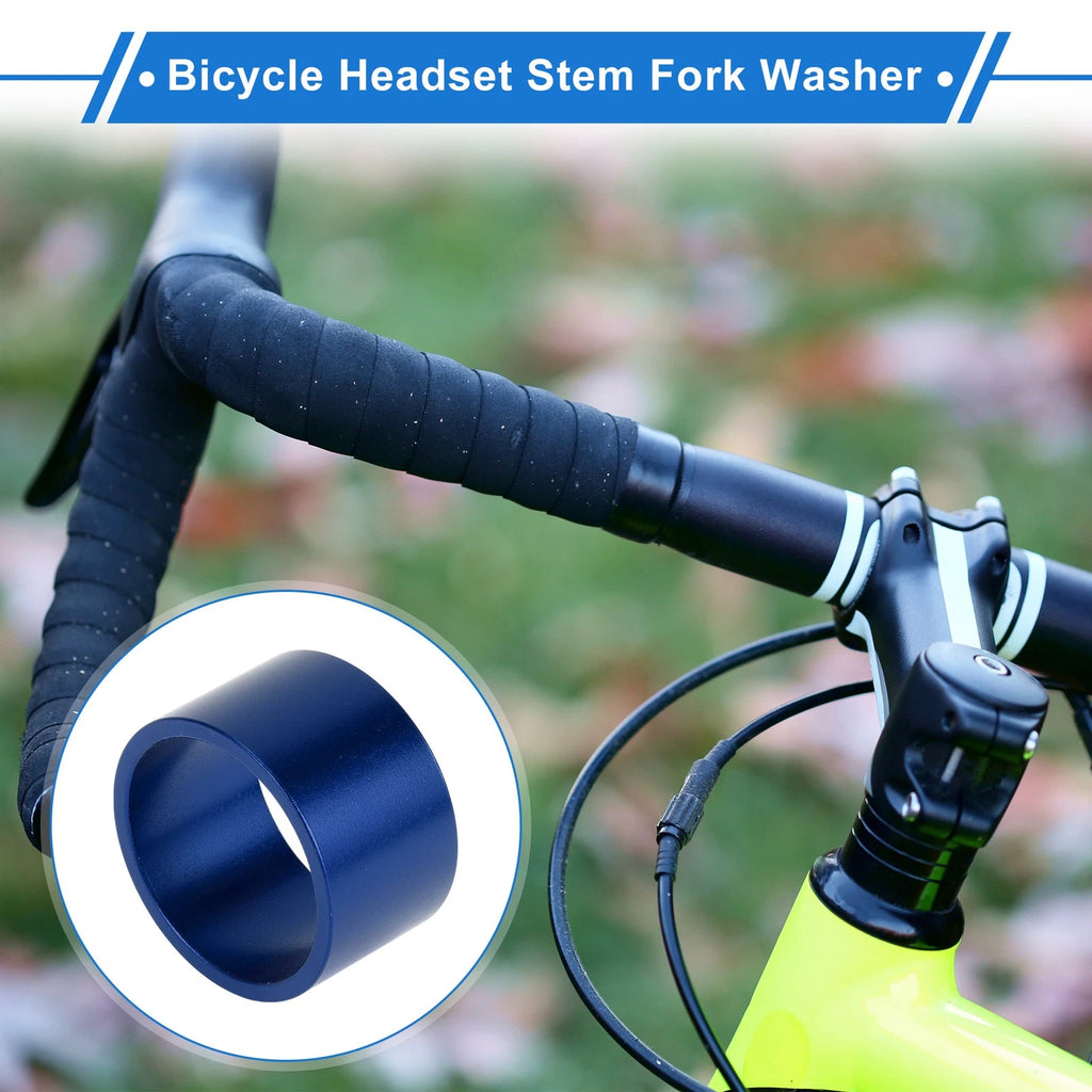 Headset Spacer 20mm Front Stem Fork Washer for 1-1/8" Alloy Bike Fork (Blue)