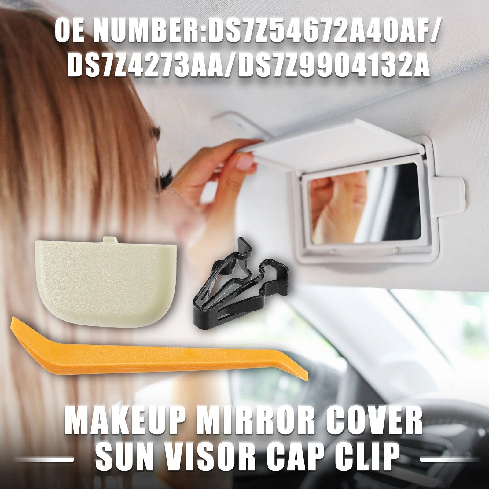 Sun Visor Cap Clip Replacement for Ford F150 (2011–2014)