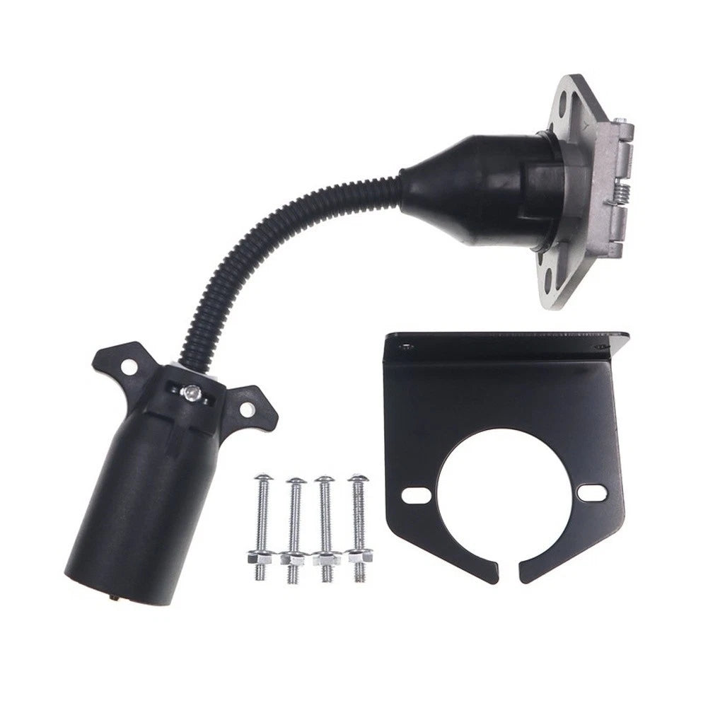 7 Pin Trailer Adapter for Blade to Round Socket Conversion