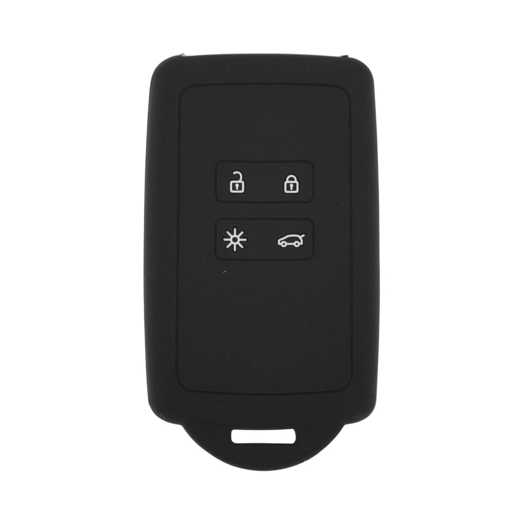 Black TPU Car Key Case for Renault Clio (2012–2019)