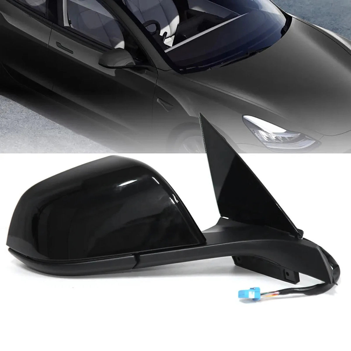 Right Side Power Fold Rearview Mirror for Tesla Model 3 (2017–2023)