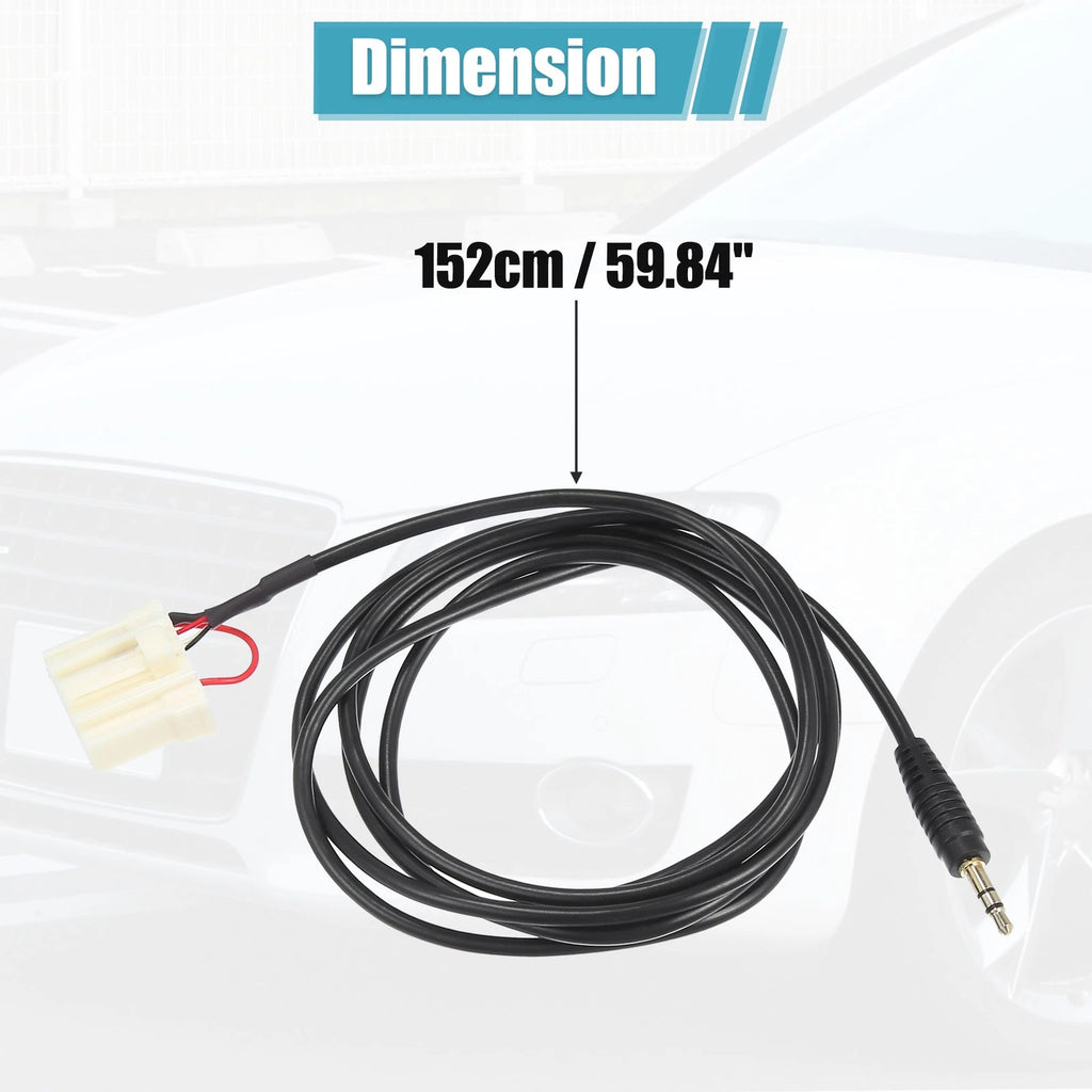 3.5mm Audio Interface Cable for Mazda 2 3 5 6 (2006–2013)