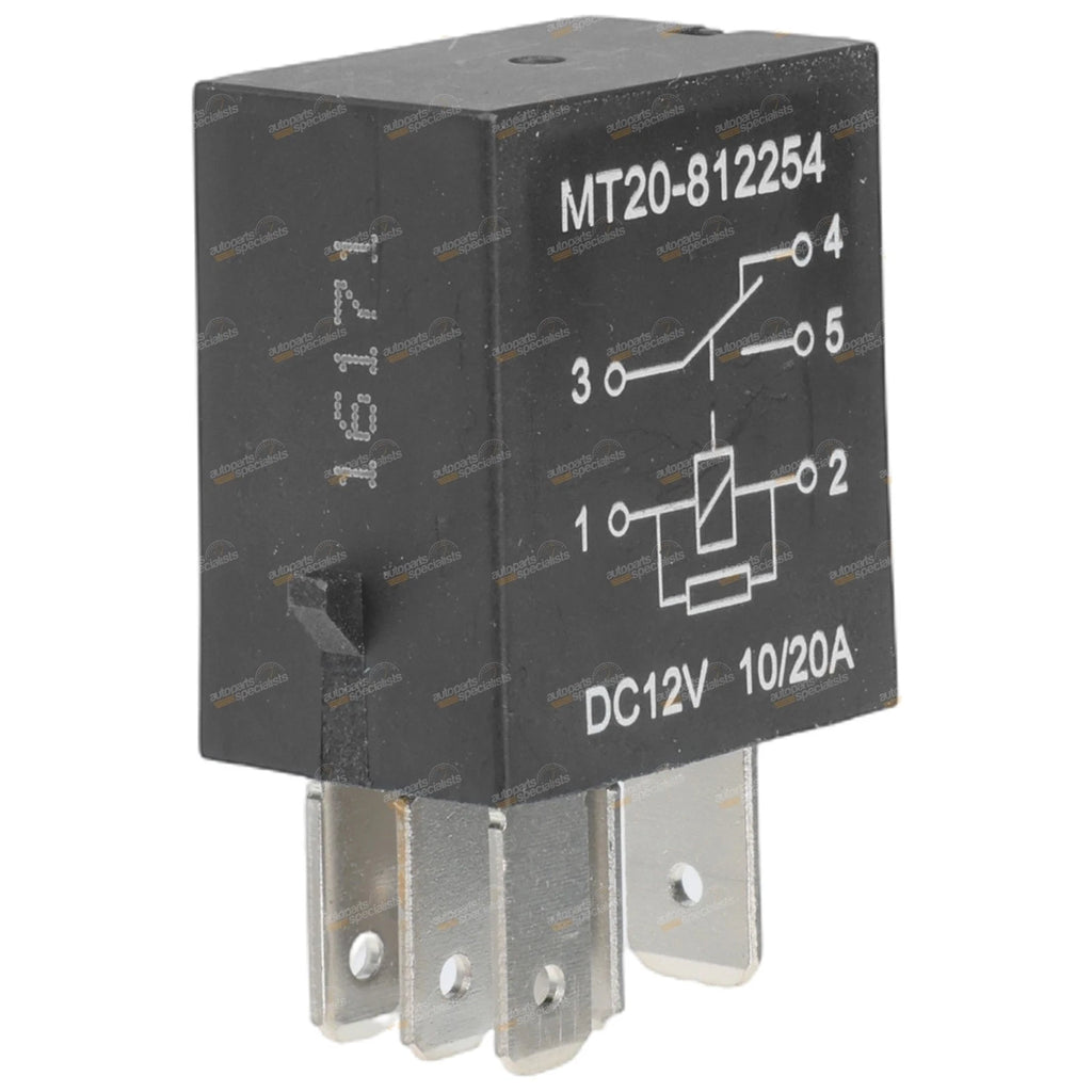 Merit Micro Relay 12V 5Pin 20A for Universal Applications