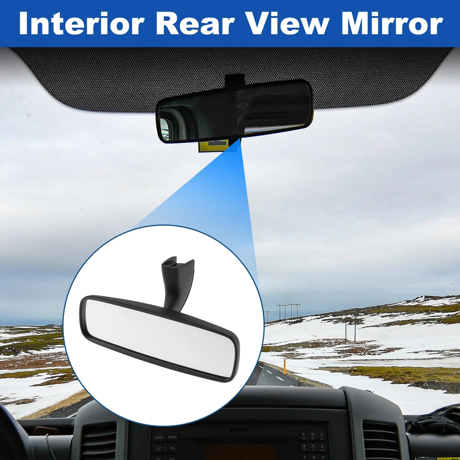 Interior Rearview Mirror for Citroen C2 (2003–2012) 8148KK