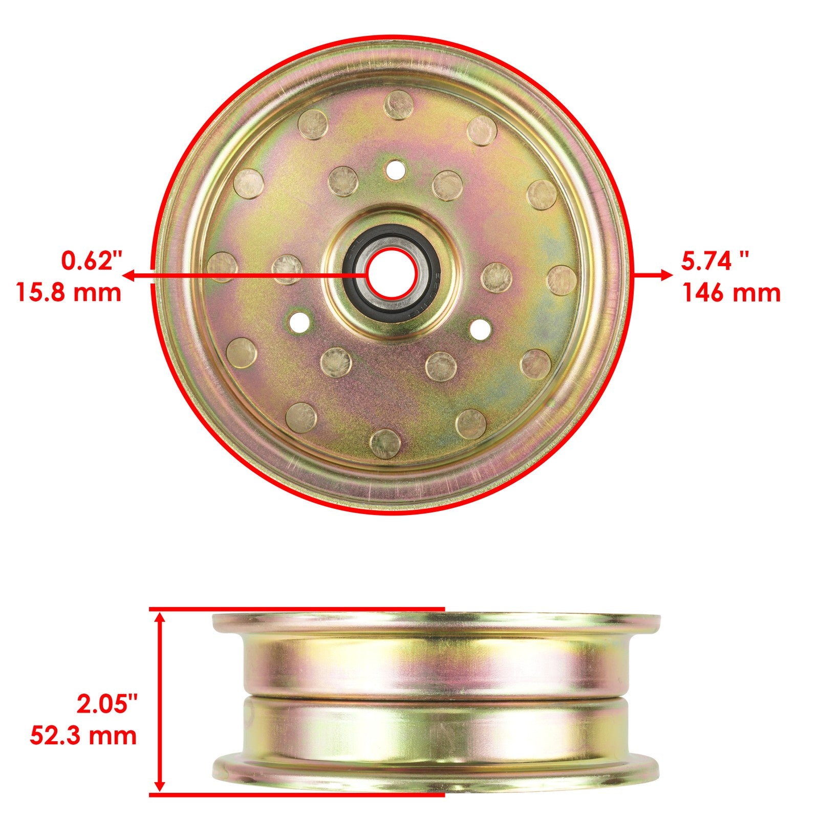 Deck Idler Pulleys Replacement Kit for Husqvarna ZTH5225 (2013–2024)