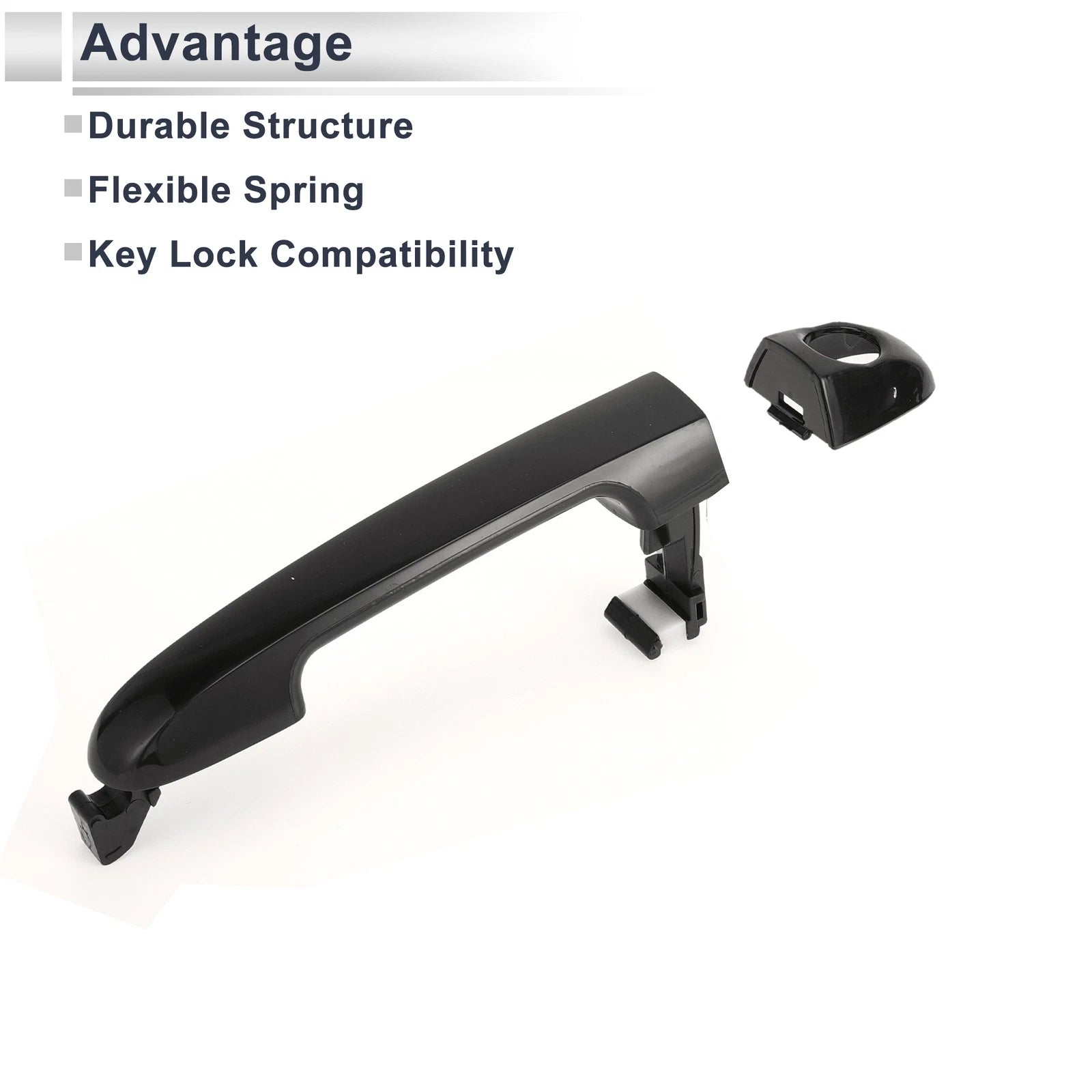 Front Left Exterior Door Handle Replacement for Hyundai Elantra (2006–2012)