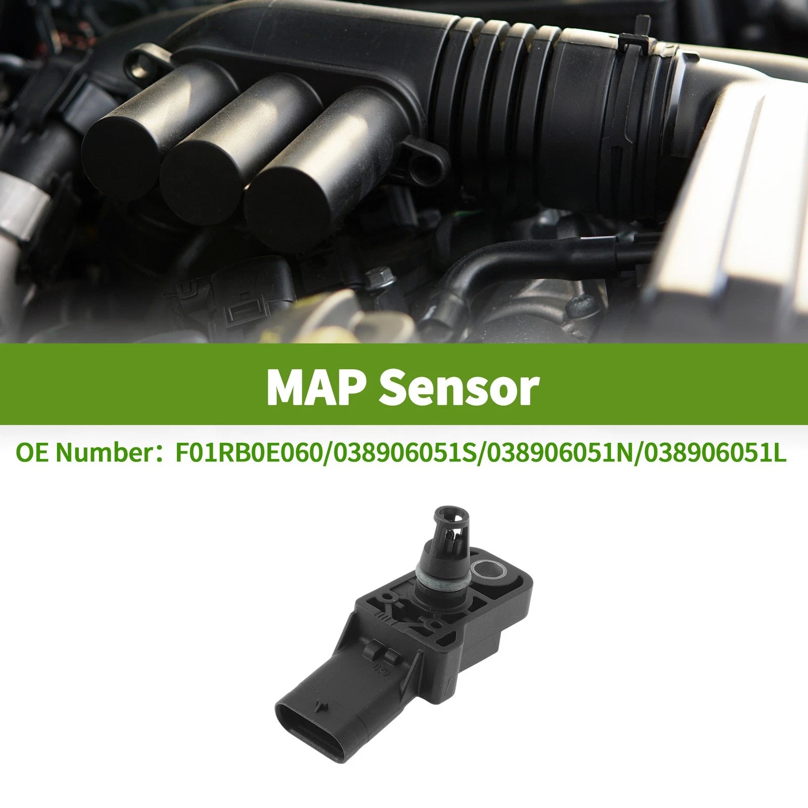 MAP Sensor No.F01RB0E060 for Audi A4 2.0 TFSI (2016–2022)