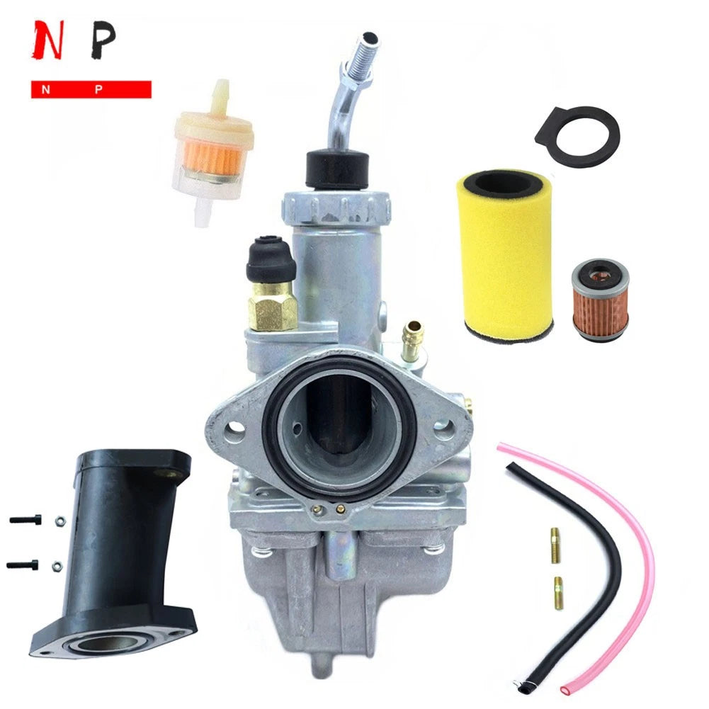 Carburetor & Filter Intake Manifold for Yamaha Timberwolf 250 (1992–2000)