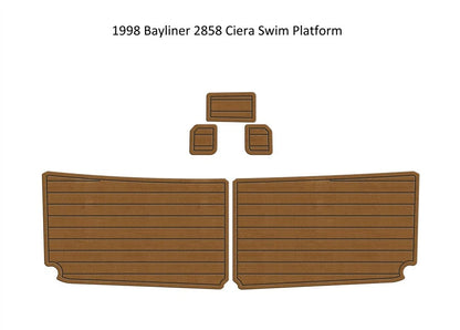 EVA Foam Teak Deck Flooring Pads for Bayliner 2858 Ciera (1998)
