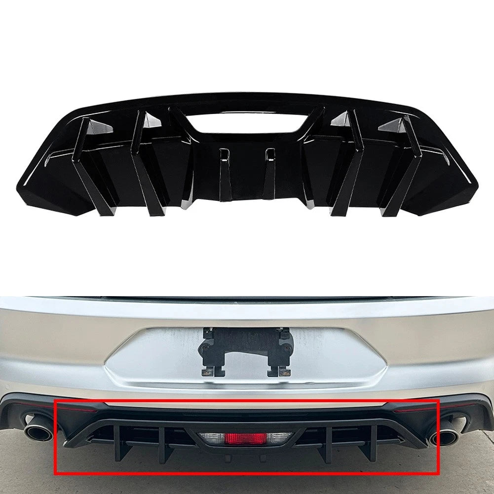 Rear Bumper Diffuser Lip Spoiler for Ford Mustang (2018–2023)