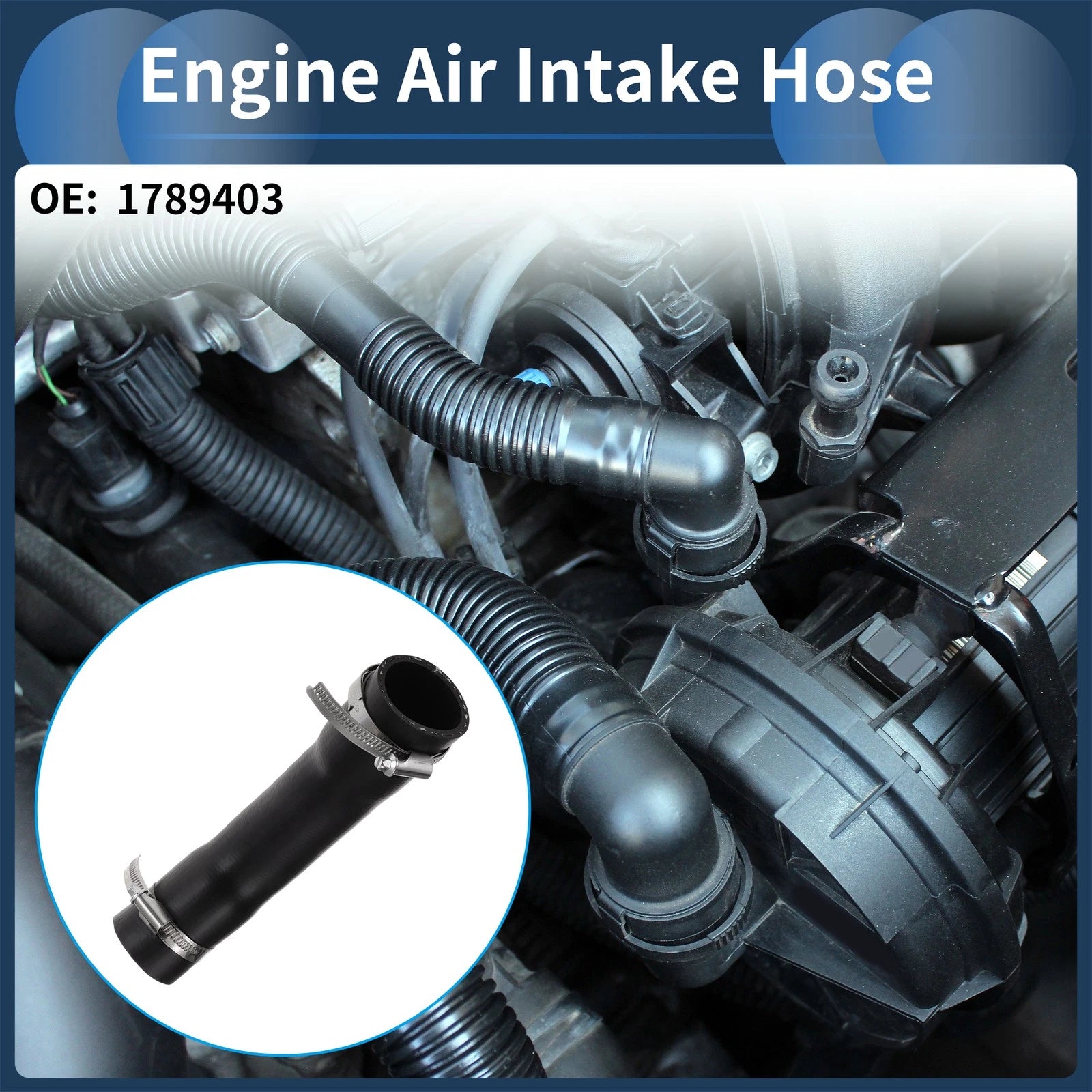 Engine Air Intake Hose Replacement for Ford Focus MK3 Mondeo 1.6 TDCi (2010–2026)