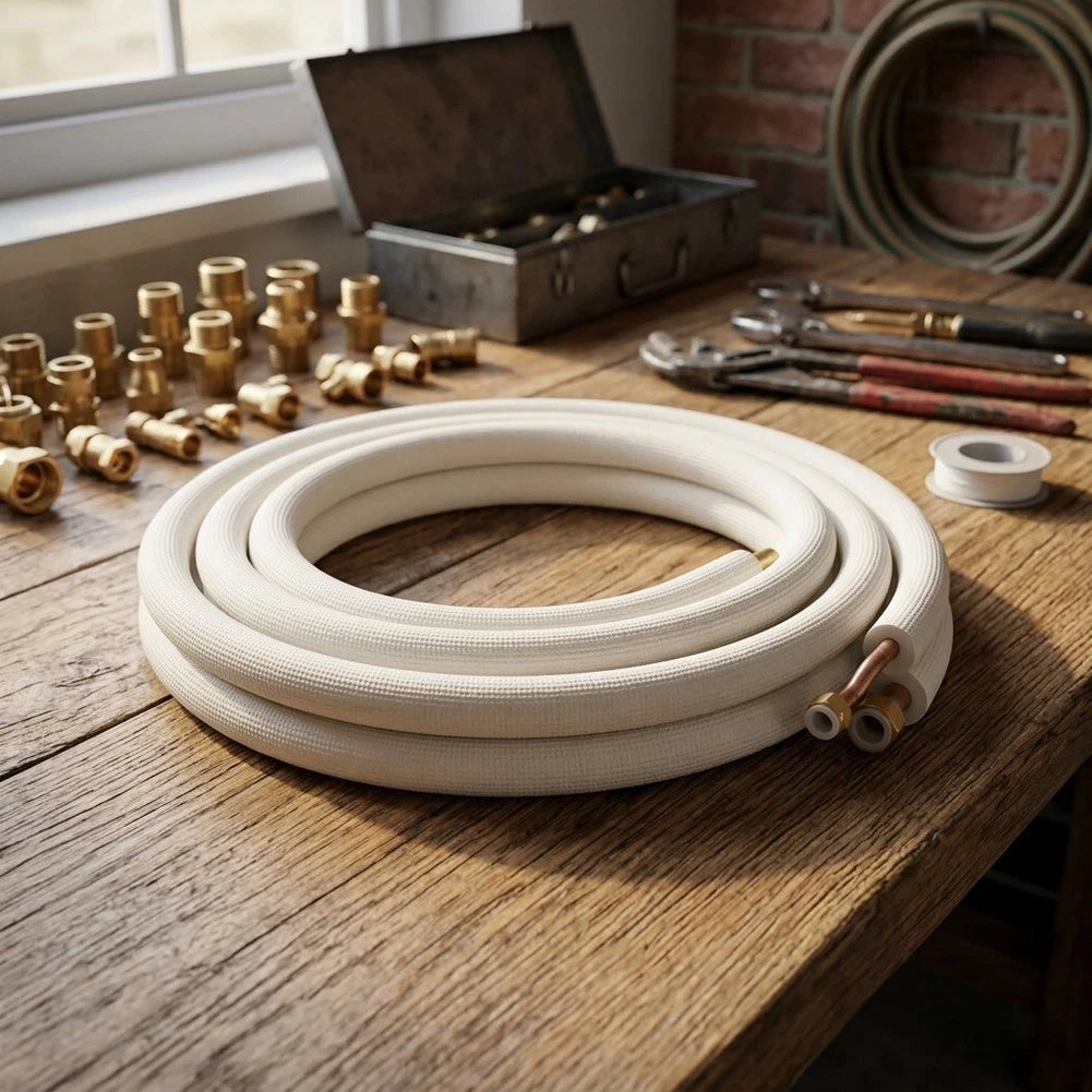 2 Meter Thick Copper AC Line Set with Insulation for Automotive Applications