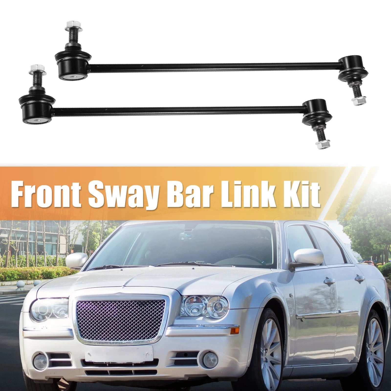 2pcs Front Rear Sway Bar Links Stabilizer End Link for Honda Civic (2016–2019)