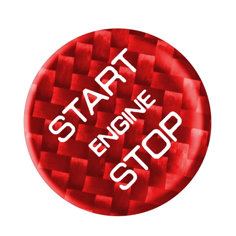 Engine Start Stop Button Trim for Land Rover Discovery (2016–2019) Red