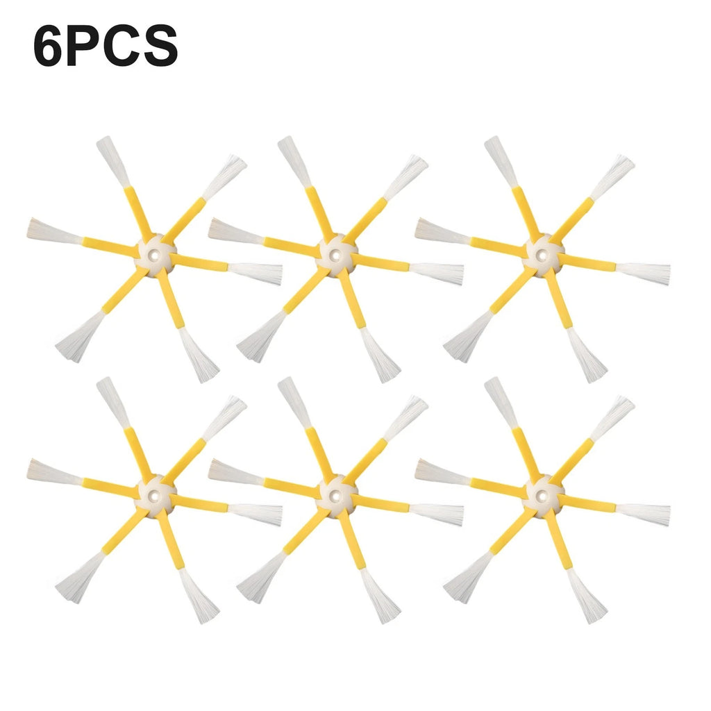 6-Arm Side Brush Accessories for Vacuum Cleaner (3/6 Pcs)