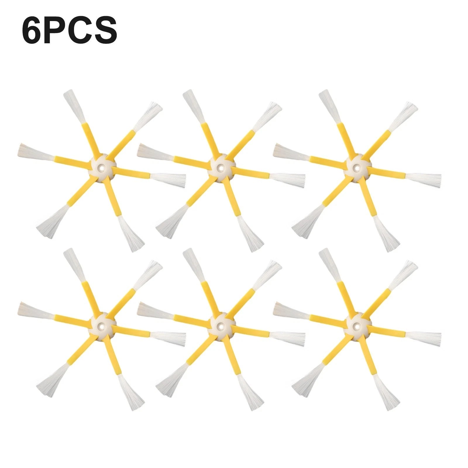6-Arm Side Brush Accessories for Vacuum Cleaner (3/6 Pcs)