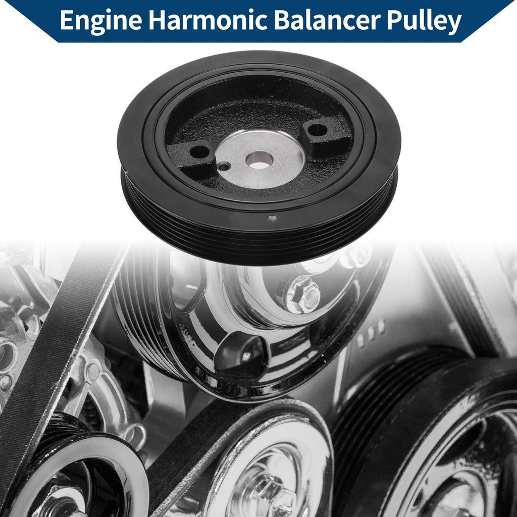 Engine Harmonic Balancer Crank Pulley for Kia Sportage 6 Groove (2000–2010)