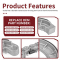 Rear Brake Shoes Kit for Honda Foreman 400 450 500 Rancher 350 420 (2000–2023) 06430-HN0-A30