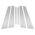 Door Pillar Window Trim Kit Silver Tone for BMW 5-Series (2011–2017)