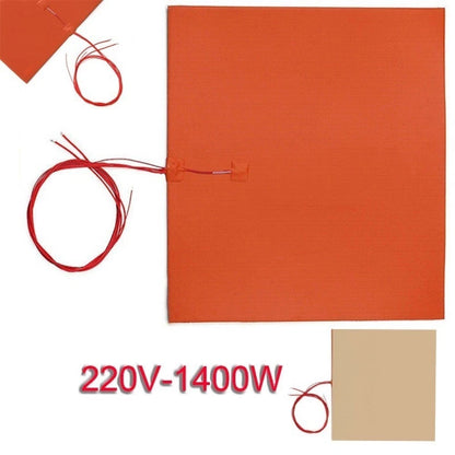 Silicone Heater Mat Pad 500x500mm 220V for Printer