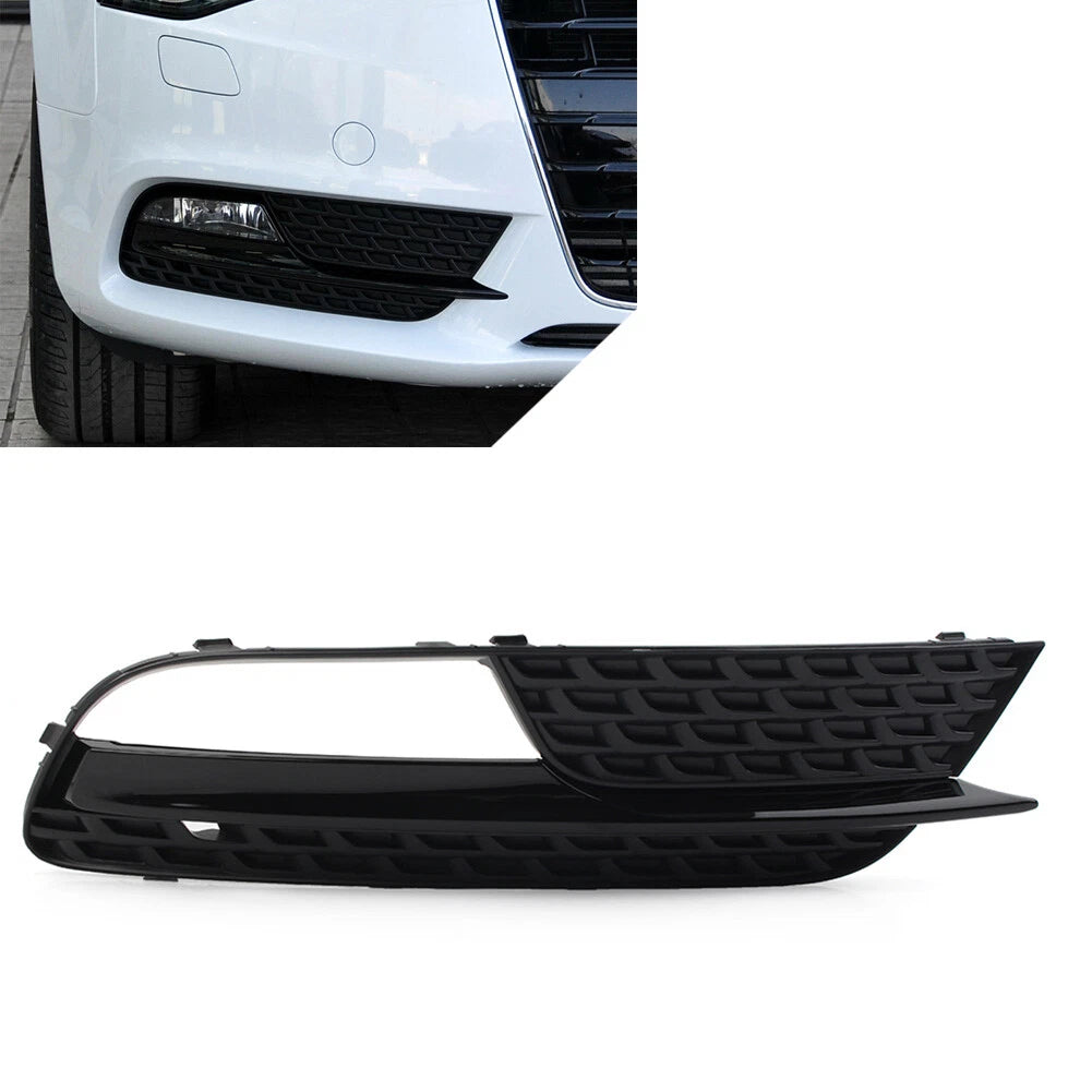 Right Black Front Bumper Fog Light Grille for Audi A5 (2012–2016)