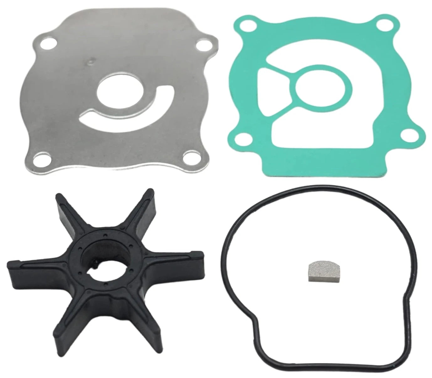 Outboard Water Pump Impeller & 17471-95J01 Plate for Suzuki 4-S