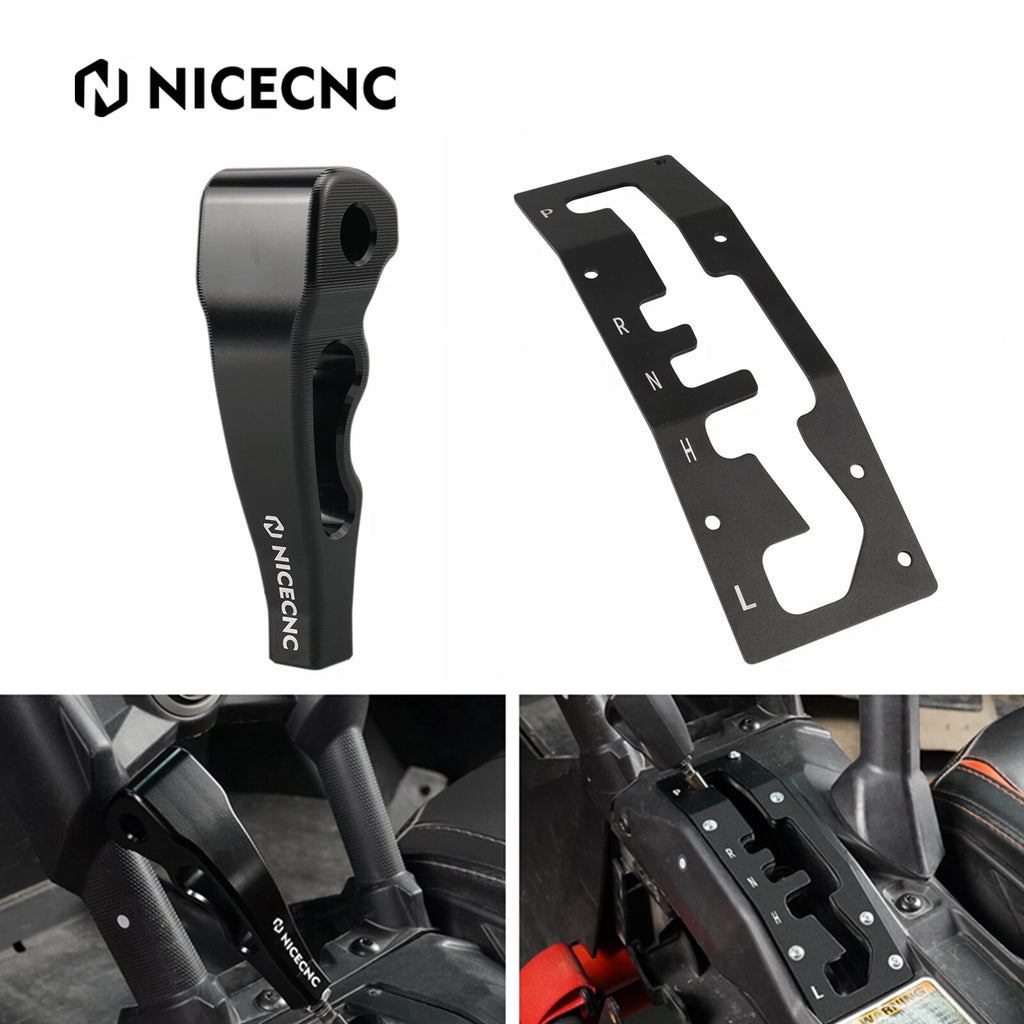 Shift Shifter Gate Plate Panel & Knob for Can-Am Maverick X3